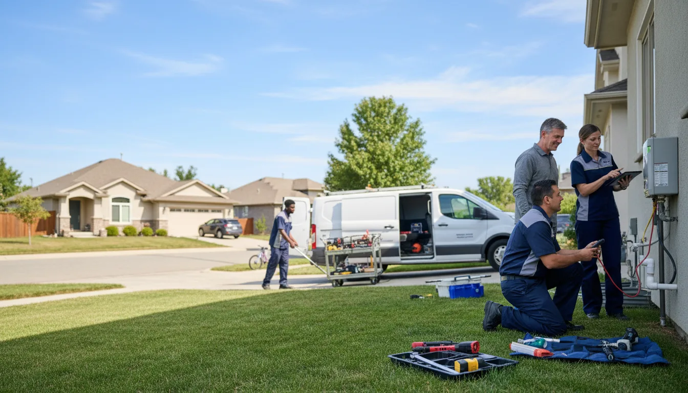 Tankless water heater service in Laton, CA